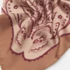 Satin-Bandana mit Blumenmuster