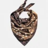 Satin-Bandana mit Hirsch-Print