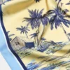 Satin-Bandana mit Strandprint