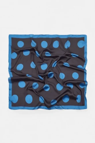 Satin-Schal mit Polka-Dots Satin-Schal mit Polka-Dots