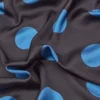 Satin-Schal mit Polka-Dots