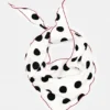 Schal mit Polka-Dots