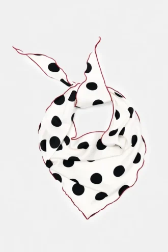 Schal mit Polka-Dots Schal mit Polka-Dots