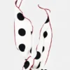 Schal mit Polka-Dots