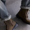 Schnürstiefel aus Leder Schnürstiefel aus Leder
