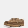 Schuhe aus Leder mit klobiger Sohle
