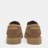 Schuhe aus Leder mit klobiger Sohle