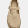 Schuhe aus Leder mit Schnallendetail