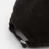 Schwarze Cord-Kappe Schwarze Cord-Kappe