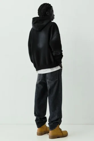 Schwarzer STWD 91 Hoodie Schwarzer STWD 91 Hoodie