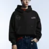 Schwarzer STWD-Hoodie Schwarzer STWD-Hoodie
