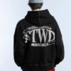 Schwarzer STWD-Hoodie Schwarzer STWD-Hoodie