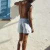 Seersucker-Shorts mit Streifen Seersucker-Shorts mit Streifen