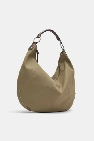 Shopper-Tasche mit Nietenring