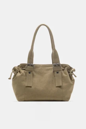 Shopper-Tasche mit Schnallen Shopper-Tasche mit Schnallen