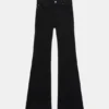 Skinny-Jeans mit ausgestelltem Bein