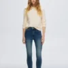 Skinny-Jeans mit hoher Taille