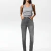 Skinny-Jeans mit hoher Taille