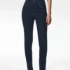 Skinny-Jeans mit hoher Taille