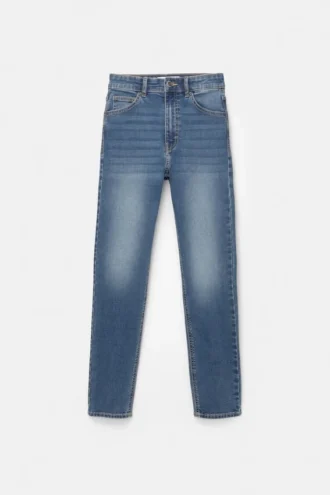 Skinny-Jeans mit hoher Taille