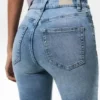Skinny-Jeans mit hoher Taille