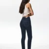 Skinny-Jeans mit hoher Taille