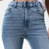 Skinny-Jeans mit hoher Taille
