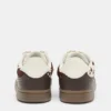 Sneaker aus Leder mit Kuhfell-Print