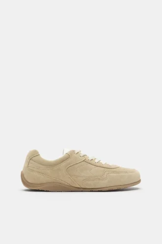 Sneaker aus Spaltleder