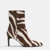 Stiefel mit hohem Absatz aus Rindsleder