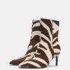 Stiefel mit hohem Absatz aus Rindsleder