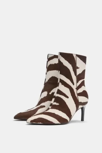 Stiefel mit hohem Absatz aus Rindsleder