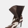 Stiefel mit hohem Absatz aus Rindsleder