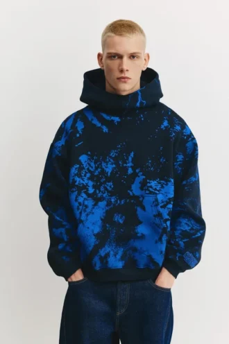 Stranger Things Tie-Dye-Kapuzen-Sweatshirt