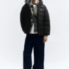 STWD-Daunenjacke mit Kapuze