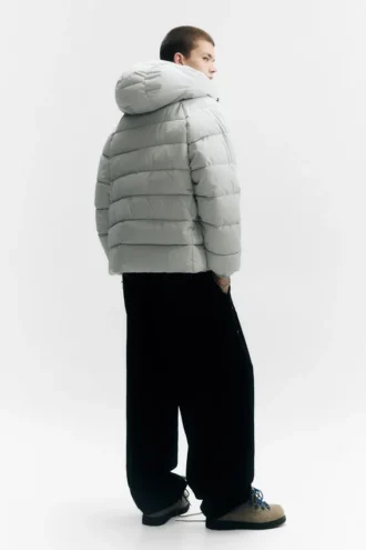 STWD-Daunenjacke mit Kapuze