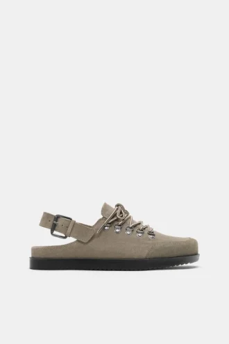 STWD Leder-Schnür-Clogs STWD Leder-Schnür-Clogs