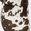 STWD-Lederclogs mit Kuhfellmuster STWD-Lederclogs mit Kuhfellmuster