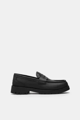 STWD-Loafer mit Flechtmuster