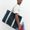 STWD Shopper-Tasche im Used-Look