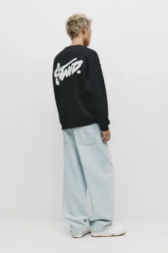 STWD Sweatshirt mit Rundhalsausschnitt
