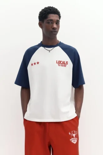 STWD-T-Shirt mit Raglanärmeln