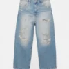 Super-Baggy-Jeans mit Rissen