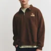 Sweatshirt mit grafischem Polokragen