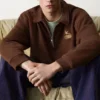 Sweatshirt mit grafischem Polokragen