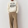 Sweatshirt mit Radfahrer-Motiv Sweatshirt mit Radfahrer-Motiv