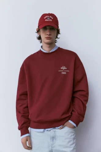 Sweatshirt mit Rundhalsausschnitt