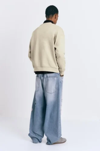 Sweatshirt mit Rundhalsausschnitt und Grafik