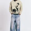 Sweatshirt mit Rundhalsausschnitt und Grafik