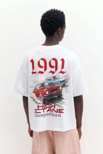 T-Shirt mit Autografik